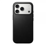 Nomad iPhone 17 Pro Deksel Modern Leather Case Svart