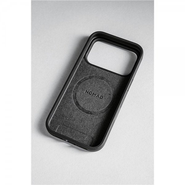 Nomad iPhone 17 Pro Deksel Modern Leather Case Svart