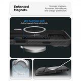 Spigen iPhone 17 Pro Deksel Optik Armor MagFit Svart
