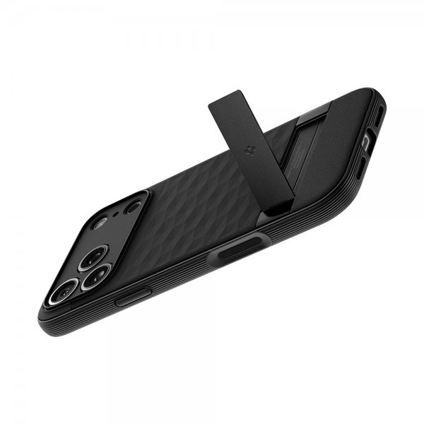 Spigen iPhone 17 Pro Deksel Parallax S MagFit Matte Black