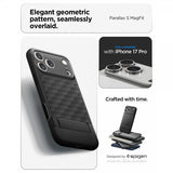 Spigen iPhone 17 Pro Deksel Parallax S MagFit Matte Black