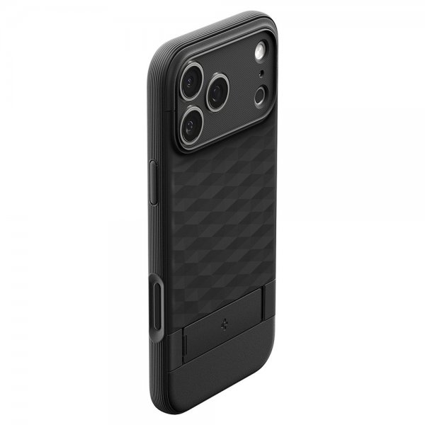 Spigen iPhone 17 Pro Deksel Parallax S MagFit Matte Black