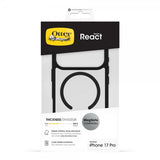 Otterbox iPhone 17 Pro Deksel React MagSafe Black Crystal