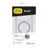 Otterbox iPhone 17 Pro Deksel React MagSafe Transparent
