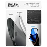 Spigen iPhone 17 Pro Deksel Silicone Fit MagFit Abyss Green