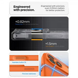 Spigen iPhone 17 Pro Deksel Silicone Fit MagFit Cosmic Orange