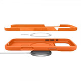 Spigen iPhone 17 Pro Deksel Silicone Fit MagFit Cosmic Orange