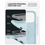 Spigen iPhone 17 Pro Deksel Silicone Fit MagFit Mute Blue