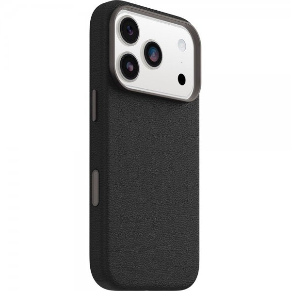 Otterbox iPhone 17 Pro Deksel Symmetry Cactus Leather MagSafe Noir Ash
