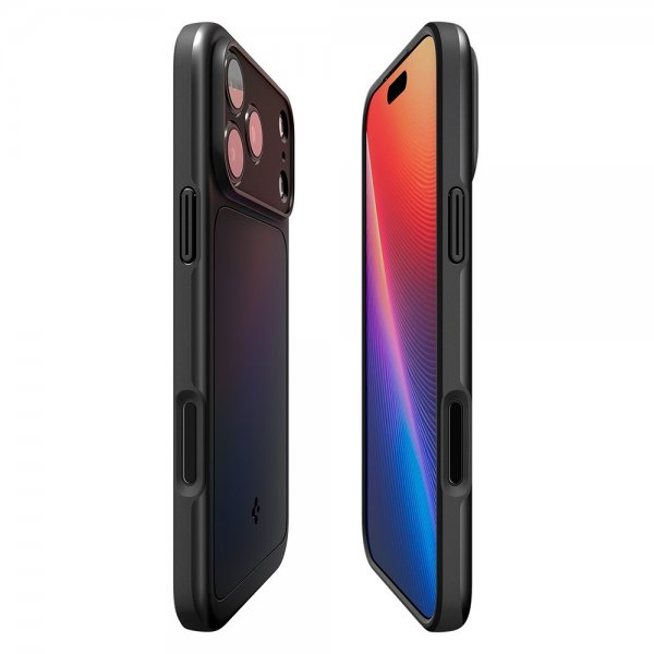 Spigen iPhone 17 Pro Deksel Thin Fit MagFit Svart