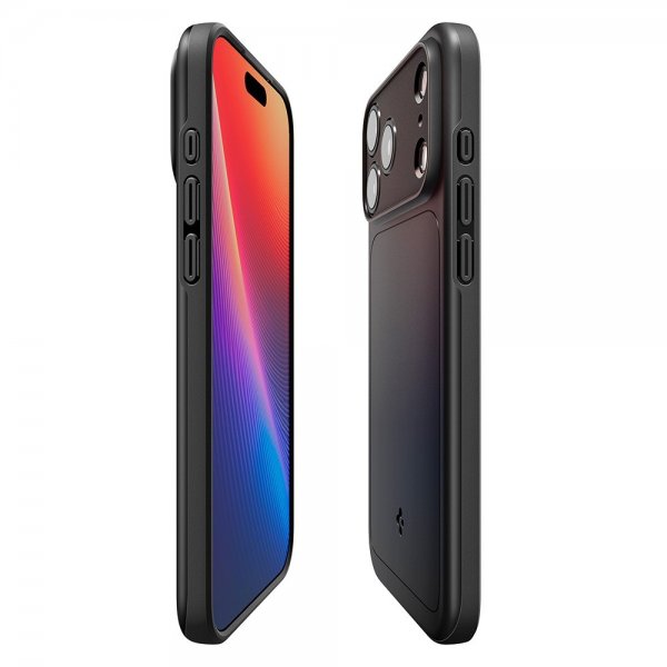 Spigen iPhone 17 Pro Deksel Thin Fit MagFit Svart
