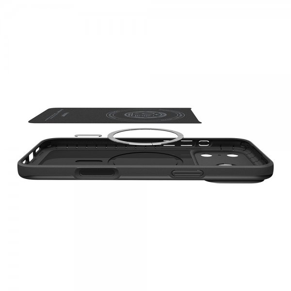 Spigen iPhone 17 Pro Deksel Thin Fit MagFit Svart