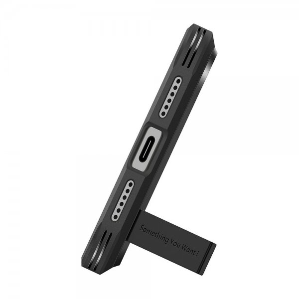 Spigen iPhone 17 Pro Deksel Tough Armor T MagFit Svart