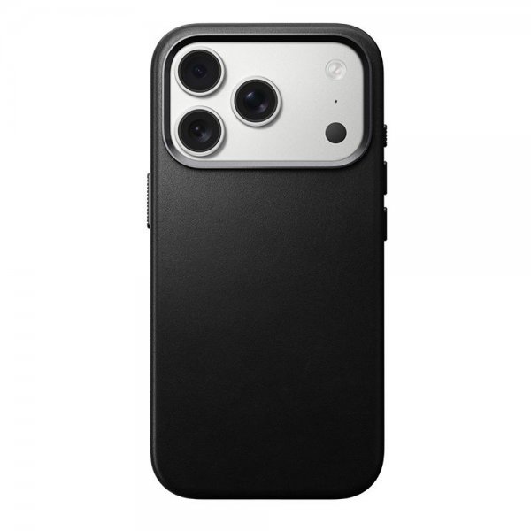 Nomad iPhone 17 Pro Deksel Traditional Leather Case Svart
