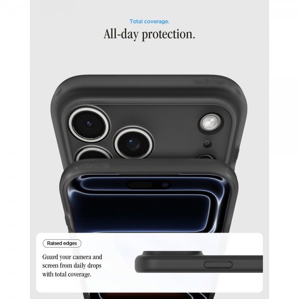 Spigen iPhone 17 Pro Deksel Ultra Hybrid Classic MagFit Svart
