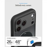Spigen iPhone 17 Pro Deksel Ultra Hybrid Classic MagFit Svart