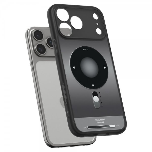 Spigen iPhone 17 Pro Deksel Ultra Hybrid Classic MagFit Svart