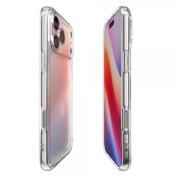 Spigen iPhone 17 Pro Deksel Ultra Hybrid Crystal Clear