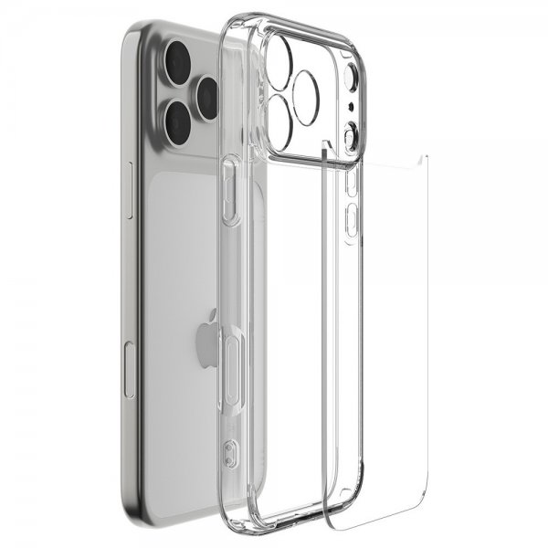 Spigen iPhone 17 Pro Deksel Ultra Hybrid Crystal Clear