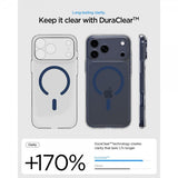 Spigen iPhone 17 Pro Deksel Ultra Hybrid MagFit Clear Deep Blue