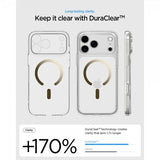 Spigen iPhone 17 Pro Deksel Ultra Hybrid MagFit Clear Gold
