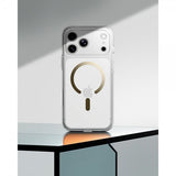 Spigen iPhone 17 Pro Deksel Ultra Hybrid MagFit Clear Gold