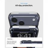 Spigen iPhone 17 Pro Deksel Ultra Hybrid MagFit Clear Graphite