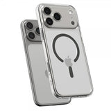 Spigen iPhone 17 Pro Deksel Ultra Hybrid MagFit Clear Graphite