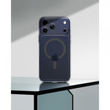 Spigen iPhone 17 Pro Deksel Ultra Hybrid MagFit Clear Graphite