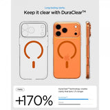 Spigen iPhone 17 Pro Deksel Ultra Hybrid MagFit Clear Orange