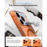 Spigen iPhone 17 Pro Deksel Ultra Hybrid MagFit Clear Orange