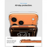 Spigen iPhone 17 Pro Deksel Ultra Hybrid MagFit Clear Orange
