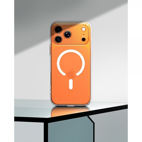Spigen iPhone 17 Pro Deksel Ultra Hybrid MagFit Clear White