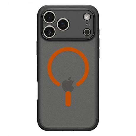 Spigen iPhone 17 Pro Deksel Ultra Hybrid MagFit Frost Black Orange