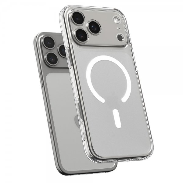 Spigen iPhone 17 Pro Deksel Ultra Hybrid MagFit Frost White