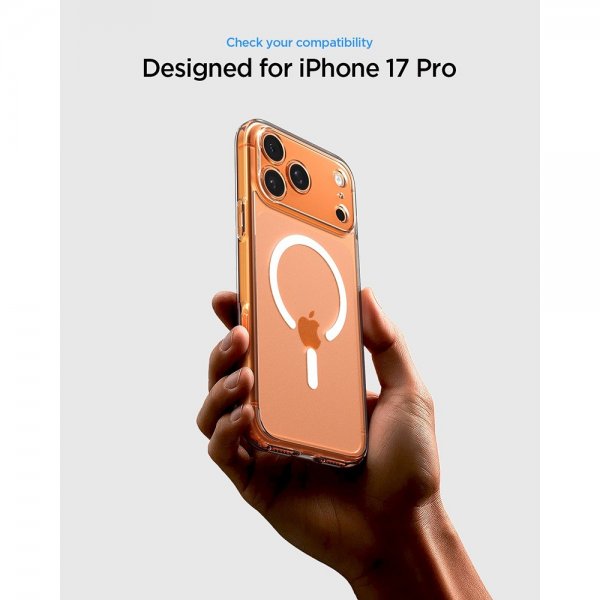 Spigen iPhone 17 Pro Deksel Ultra Hybrid MagFit Frost White