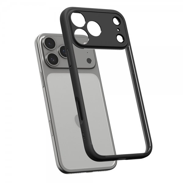 Spigen iPhone 17 Pro Deksel Ultra Hybrid Matte Black