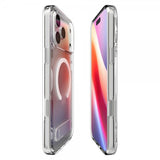 Spigen iPhone 17 Pro Deksel Ultra Hybrid S MagFit Clear White