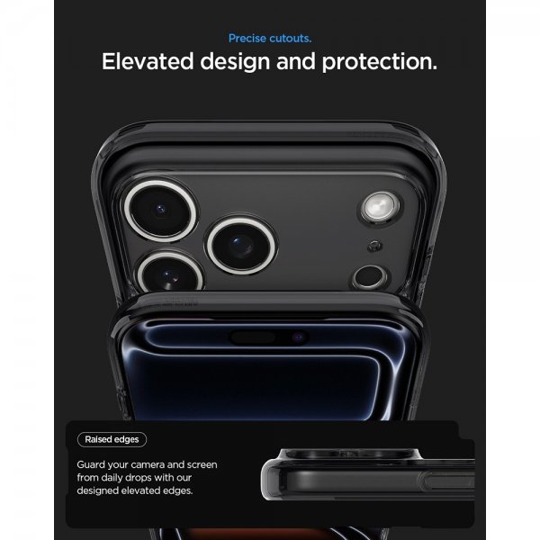 Spigen iPhone 17 Pro Deksel Ultra Hybrid Zero One MagFit Svart