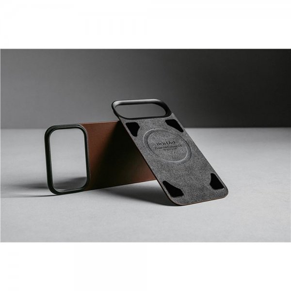 Nomad iPhone 17 Pro Skin Mag Leather Back Svart
