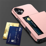 iPhone 17 Deksel Card Slide Rosegull