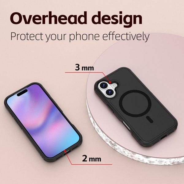 4smarts iPhone 17 Deksel Defend Etui Ultimag Svart