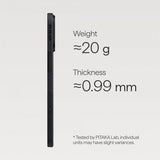 Pitaka iPhone 17 Deksel Edge Black/Grey Twill