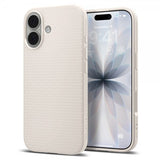 Spigen iPhone 17 Deksel Liquid Air Natural Titanium