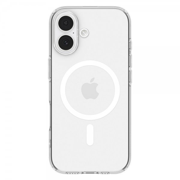 Spigen iPhone 17 Deksel Liquid Crystal MagFit Clear White
