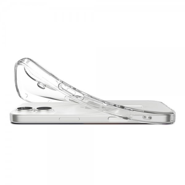 Spigen iPhone 17 Deksel Liquid Crystal MagFit Clear White