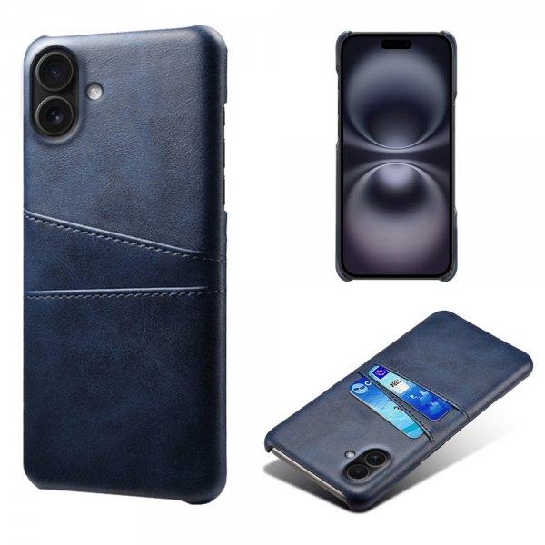 iPhone 17 Deksel med To Kortlommer Blå
