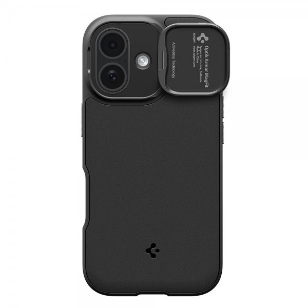 Spigen iPhone 17 Deksel Optik Armor MagFit Svart