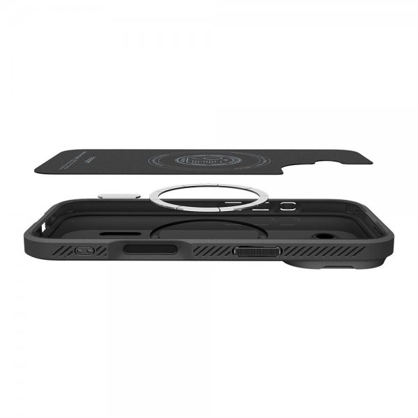 Spigen iPhone 17 Deksel Optik Armor MagFit Svart