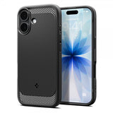 Spigen iPhone 17 Deksel Rugged Armor MagFit Matte Black